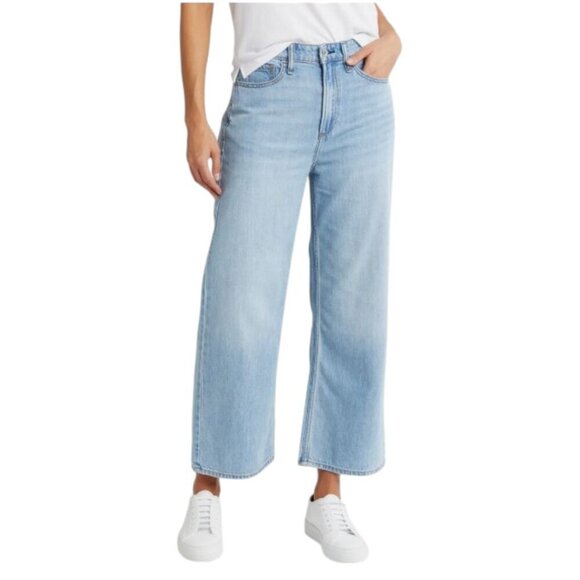 rag & bone Women's Lori Mid-Rise Crop Jeans Light Wash Size 28 MSRP $228.00 NWT - Picture 1 of 16